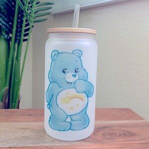 🆕 Care Bear Can Glass Cup